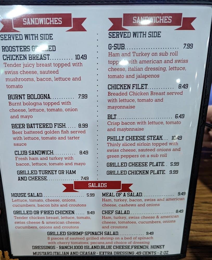 Wingz Sports Pub Menu image 3